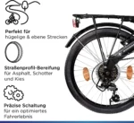 Zündapp ZF20 Speed Folder 20 Zoll Klapprad Faltrad Stadtrad Fahrrad faltbar Klappfahrrad StVZO – Image 5