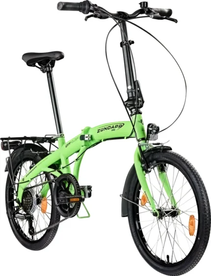 Zündapp ZF20 Speed Folder 20 Zoll Klapprad Faltrad Stadtrad Fahrrad faltbar Klappfahrrad StVZO