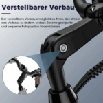 E-Bike 26 Zoll 158 - 198 cm Pannensichere Reifen 36 V 20,3 Ah 730,8 Wh bis zu 160 - 200 km Wasserdicht IP54 mit 7 Gang, Schwarz – Image 13