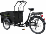 SachsenRAD E-Lastenrad T1 Grand Trunk, Flexible Transportbox mit Versteckter,Abschließbarer Box mit LCD Display und StVZO-Zugelassung, Kindertransport – Image 2