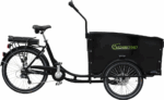 SachsenRAD E-Lastenrad T1 Grand Trunk, Flexible Transportbox mit Versteckter,Abschließbarer Box mit LCD Display und StVZO-Zugelassung, Kindertransport