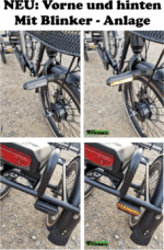 Elektro Dreirad Trike 3 Gang, Tiefeinstieg 20 Zoll schwarz, Fahrfertig, inkl. Kettenschloss und Rückspiegel – Image 2