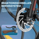 E-Bike für Erwachsene 26 36V 13Ah für Lange Reichweite bis 80KM, Elektrofahrrad 250W, 7 Gang E-Mountainbike LCD Anzeige City E-Bikes & E-Hollandräder – Image 8