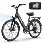 E-Bike für Erwachsene 26 36V 13Ah für Lange Reichweite bis 80KM, Elektrofahrrad 250W, 7 Gang E-Mountainbike LCD Anzeige City E-Bikes & E-Hollandräder