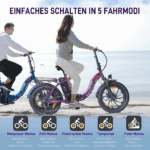 20 Zoll 18AH Elektrofahrrad Pedelec, City E-bike ,Cityräder E-Klapprad 250W Motor,25km/h,E-Bike ,klapprad,LCD-Display,APP – Image 10