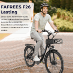 E-Bike 26 Zoll 158 - 198 cm Pannensichere Reifen 36 V 20,3 Ah 730,8 Wh bis zu 160 - 200 km Wasserdicht IP54 mit 7 Gang, Schwarz – Image 7