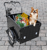 SachsenRAD E-Lastenrad T1 Grand Trunk, Flexible Transportbox mit Versteckter,Abschließbarer Box mit LCD Display und StVZO-Zugelassung, Kindertransport – Image 8