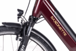 SAXONETTE Comfort plus5.0 , ebike , 418 Wh Intube-Akku große Reichweite für den Alltag, E-Bike, Elektrofahrrad (Ramenhöhe 45 , burgundy) – Image 6