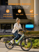 HillMiles E Bike, City E-Bike & E-Hollandrad mit 36V 13Ah Akku bis zu 80-100km, SHIMANO 7-Gang, 250W Motor&25km/h, MileCity1 – Image 8