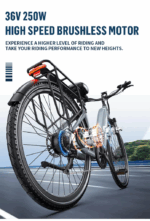 E-Bike für Herren Damen, 27.5 Zoll Elektrofahrrad City E-Bikes & E-Hollandräder mit 22.5AH Akku, Citybike bis zu 140KM Elektrofahrräder LCD & APP – Image 12