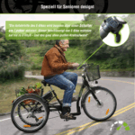 SachsenRad E-Lastenrad T3A Trio Edition 2025 mit Alarmanlage mit LCD Display und StVZO-Zugelassung – Image 3