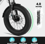 für Erwachsene, Leichter Aluminiumrahmen Elektrofahrrad, Shimano 7 Gänge mit Federgabel Ebike für Damen und Herren – Image 2